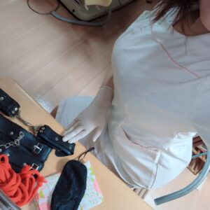珍しくダウンスタイルです